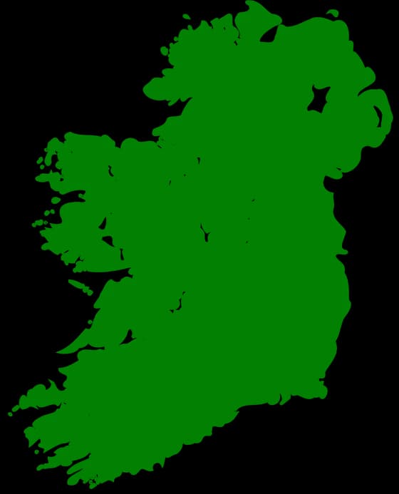 Map of Ireland